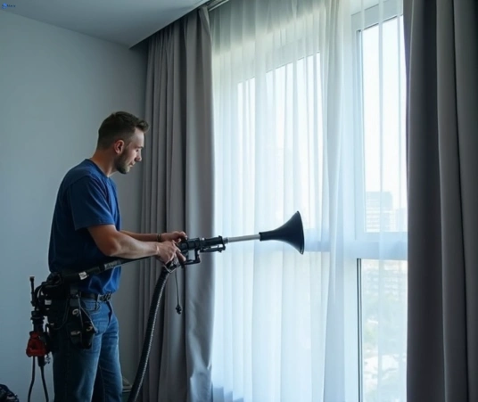 Professional curtain steam cleaning process equipment Matty Curtain Cleaning wishart