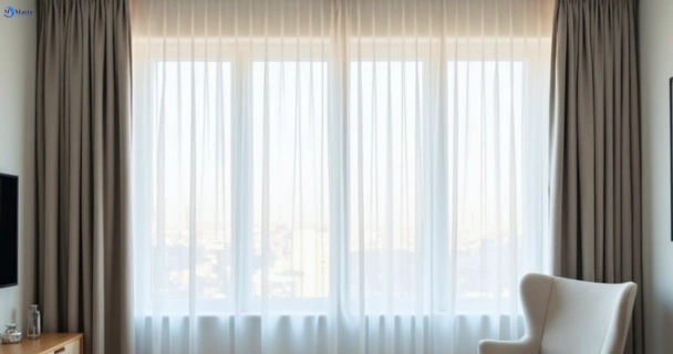 Freshly steam cleaned curtains in wishart QLD